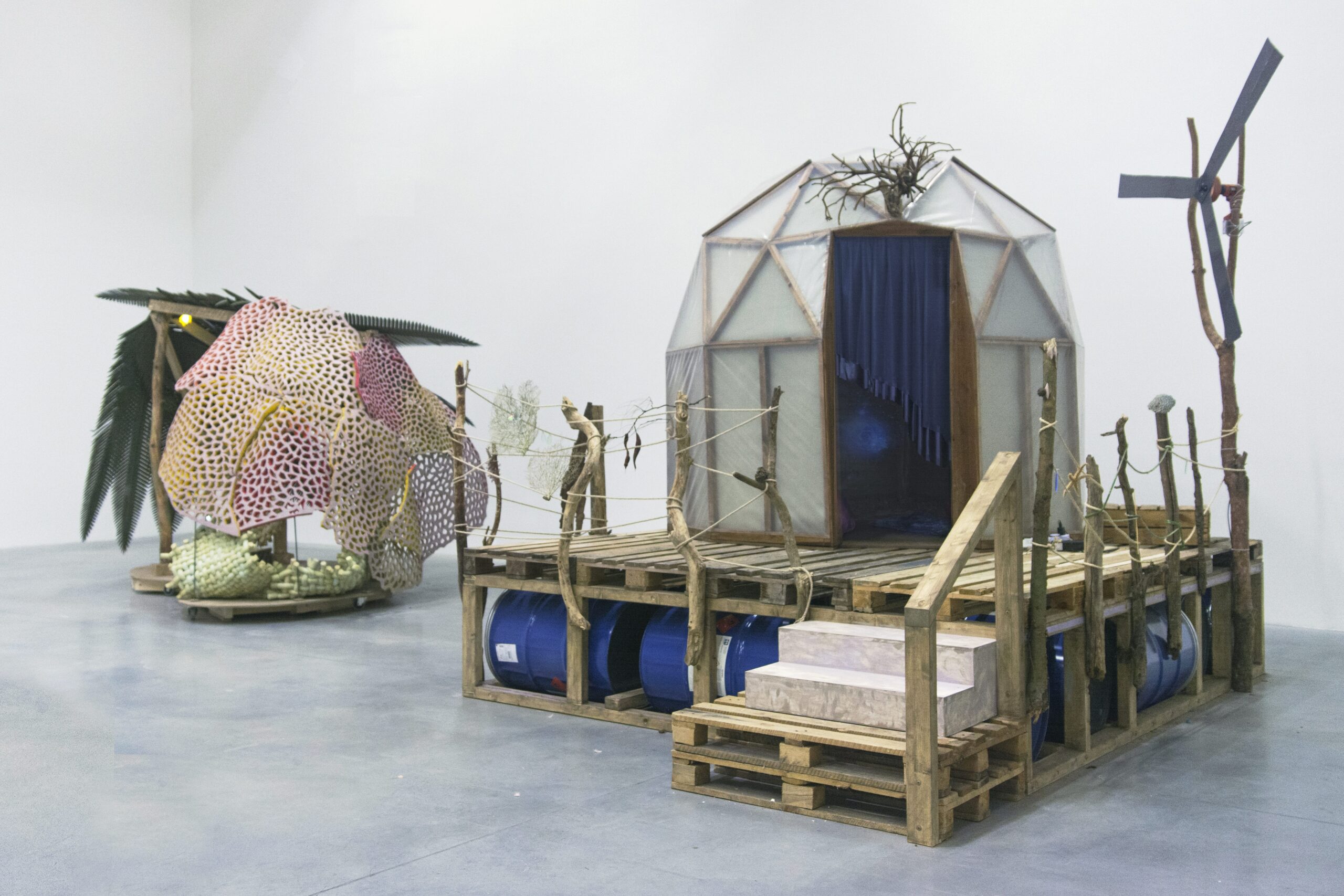 Floating planetarium, Mobile platform, Pond / Museum of Modern Art, Warsaw, PL / 2020